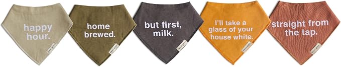 Denver James Bandana Feeding Drool Baby Bib I Soft Organic Cotton I Fleece Back - Image 9