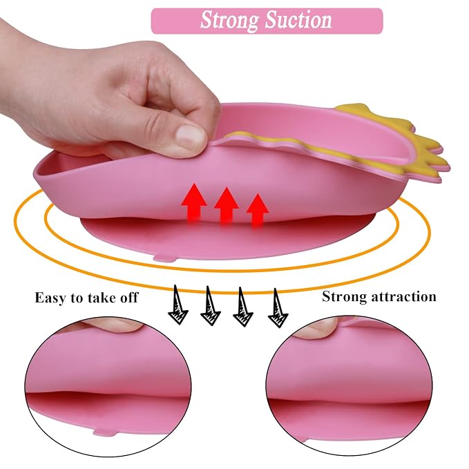 Silicone Suction Plates for Baby Toddler - Image 3