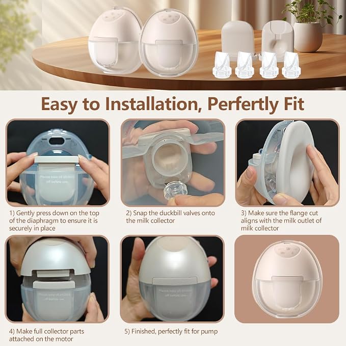 4pcs Breast Pump Parts, Replace - Image 7