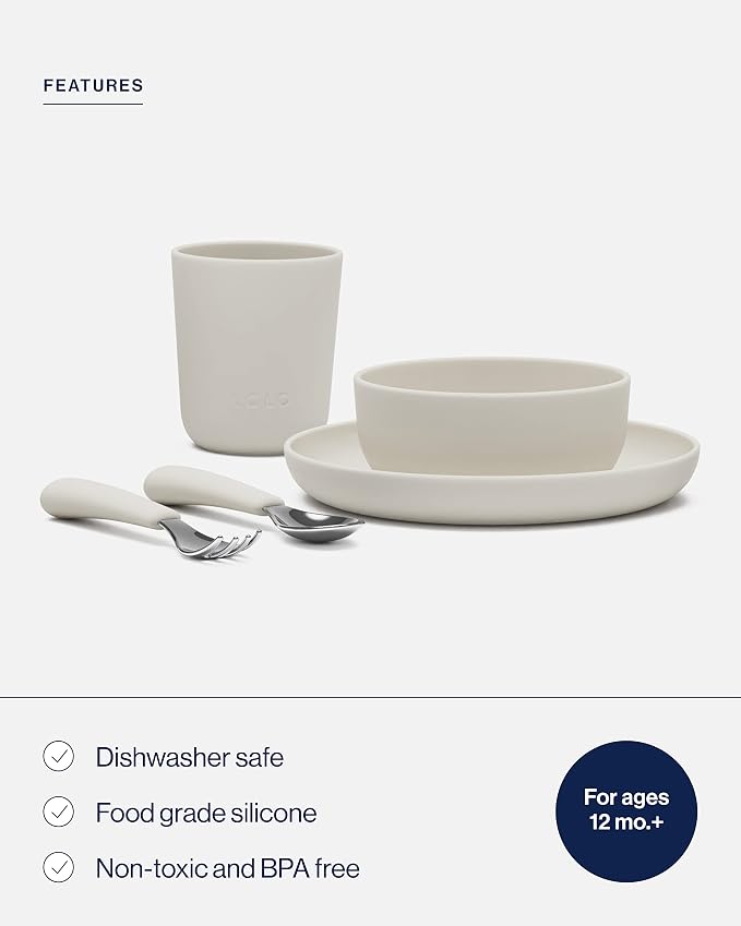 Lalo Big Bites Kids Dinnerware Starter Set - Image 3
