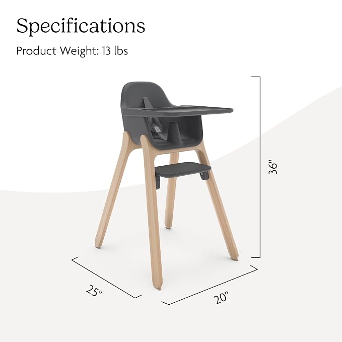 UPPAbaby Ciro High Chair/Sleek, Easy-to-Clean Design/Perfect-Fit Tray to Bring - Image 7