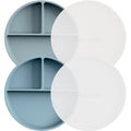 Moonkie Suction Plates for Baby | 100% Silicone BPA-Free Baby Plates by Moonkie