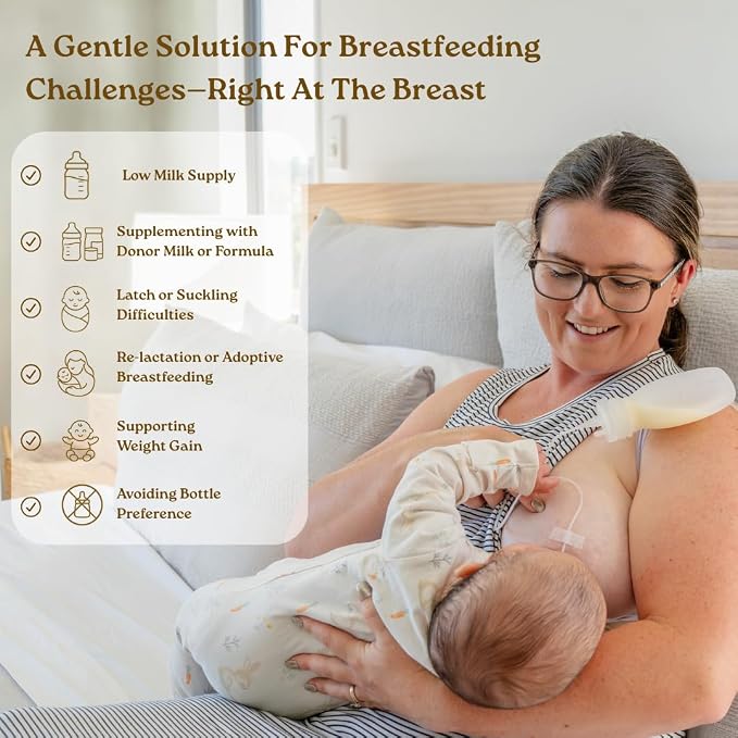 Haakaa Silicone Supplemental Feeding Tube & Pouch Set – Breastfeeding - Image 2