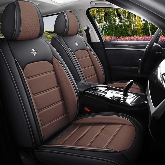 Leather Seat Cover for Ford Edge 2010-2026, Waterproof Soft Seat Covers by LEYPOCO