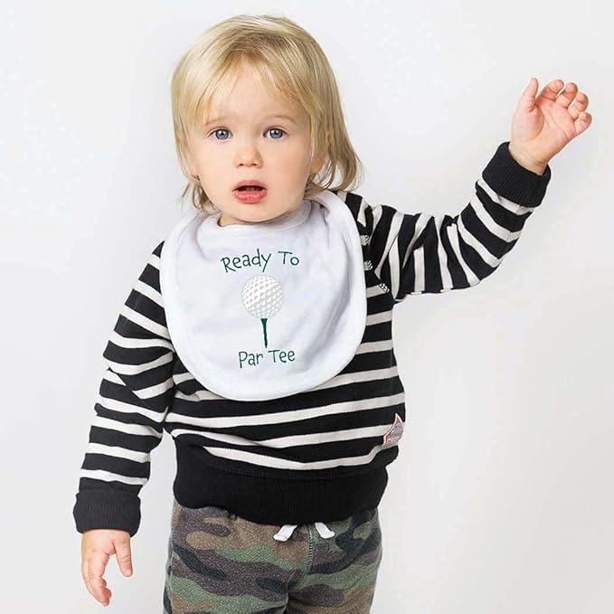 ChalkTalkSPORTS Golf Baby & Infant Bibs | Soft Microfiber Golfing Baby Bibs - Image 2