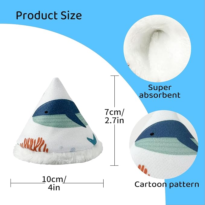 Coral Velvet Pee Covers Baby Boy New Technology Fabric Reusable Pee Cap Diaper - Image 4