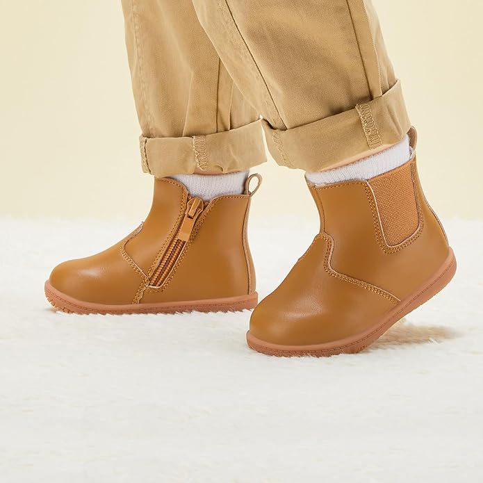 BMCiTYBM Baby Boys Girls Boots Infant Shoes First Walking Booties - Image 2