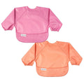 Tiny Twinkle Long Sleeve Bib for Babies & Toddlers – 2 Pack Waterproof Smock by TinyTwinkle
