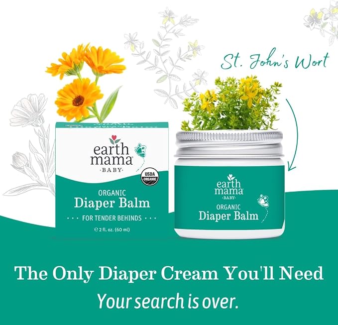 Earth Mama Organic Diaper Balm 2-Ounce | Diaper Cream - Image 7