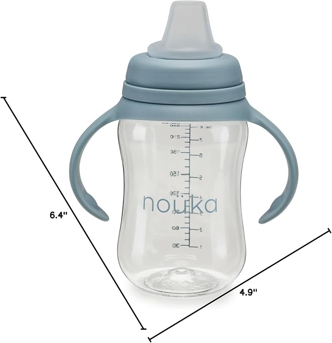 nouka Soft Spout Tritan Sippy Cup | Leak Proof and Easy Grip | Removable - Image 8