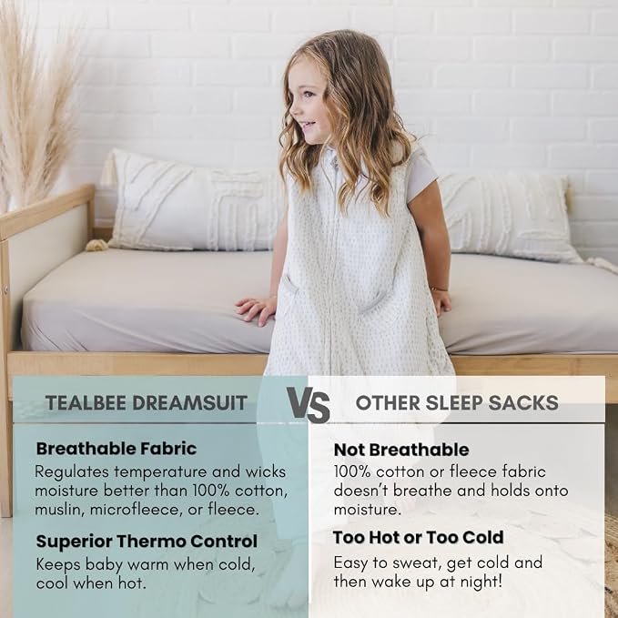 Tealbee Dreamsuit Toddler Sleep Sack - Image 3