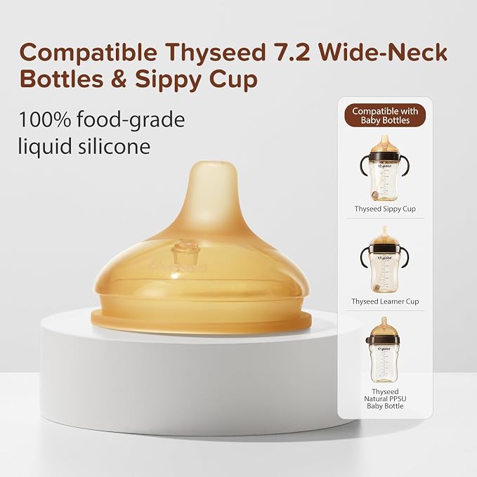 Thyseed Infant Spill Proof Weighted Straw Sippy Cups - Image 2