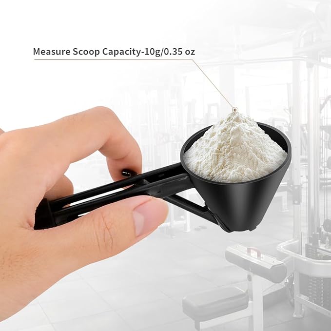 Measuring Scoop with Funnel for Filling Water Bottles with Protein Powder Milk - Image 6