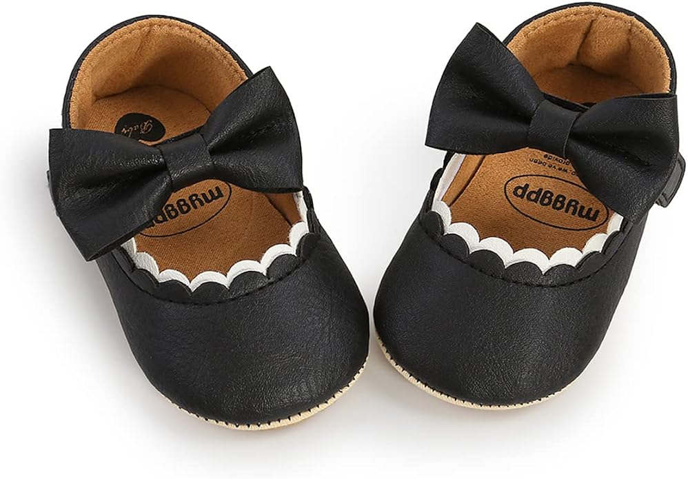 COSANKIM Baby Girls Mary Jane Flats Shoes Anti-Slip Rubber Sole Infant Toddler - Image 4