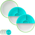 Omie® Easy Scoop Plates for Kids | Unique Design Helps Food Fall into the Spoon by Omie