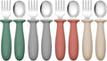DRKIO 8 Pieces Toddler Utensils Set by DRKIO