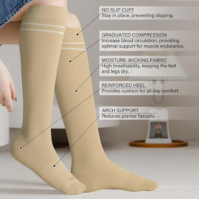 LEVSOX Viscose Made from Bamboo Compression Socks - Image 2