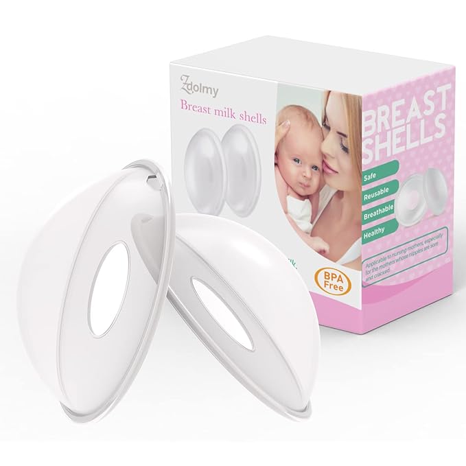Breast Shells, Milk Saver, Nursing Cups, Nursing Moms to Ease Nipple Pain by Zdolmy