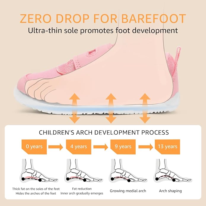 Toddler Wide Toe Box Barefoot Shoes Boys Girls Zero Drop, Baby First Walking - Image 5