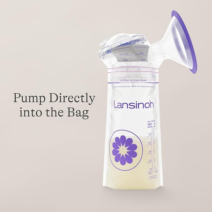 Lansinoh Breastmilk Storage Bags, Baby Essentials, Fast Freeze & Thaw Breast - Image 9