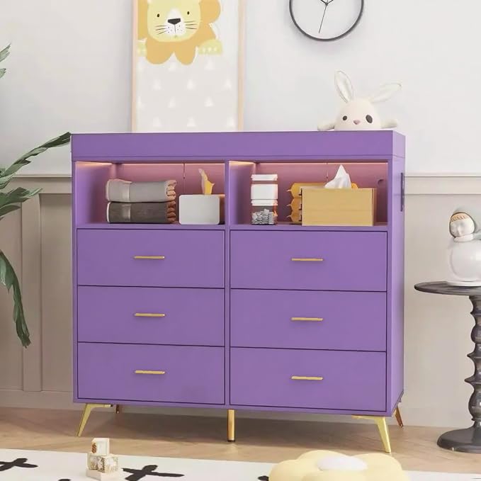 Changing Table Dresser with Drawers, Baby Dresser with Changing Table Top by Babevy-Bealovelybaby