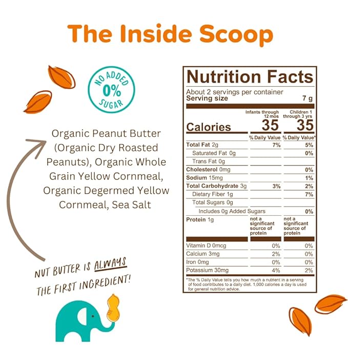 Puffworks Baby Peanut and Almond Variety Pack, Plant Protein, USDA Organic - Image 5