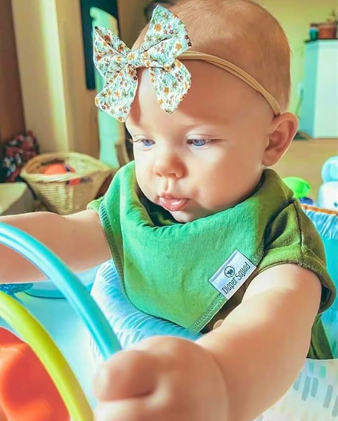 DiaperSquad's Baby Bibs for Drooling and Teething, Bibs for Boys, Baby Girl - Image 2