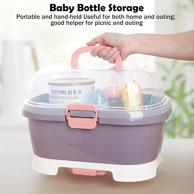 Baby Bottle Organizer for Storage, Baby Bottle Storage Large Capacity - Image 6
