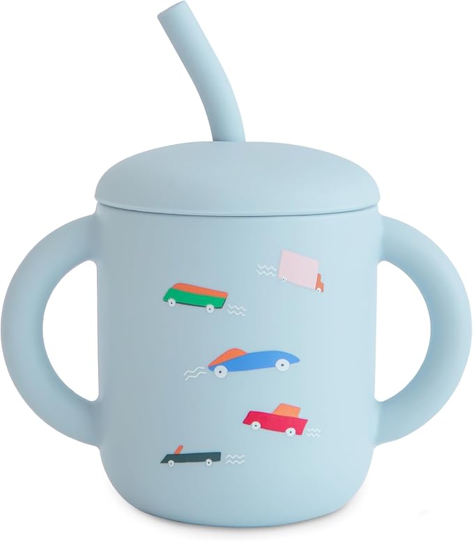 mushie 100% Silicone Training Cup & Straw by mushie