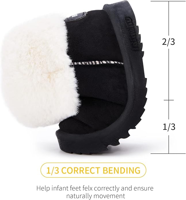 BMCiTYBM Girls Boys Snow Boots Warm Winter Fur Lined Baby Shoes - Image 3