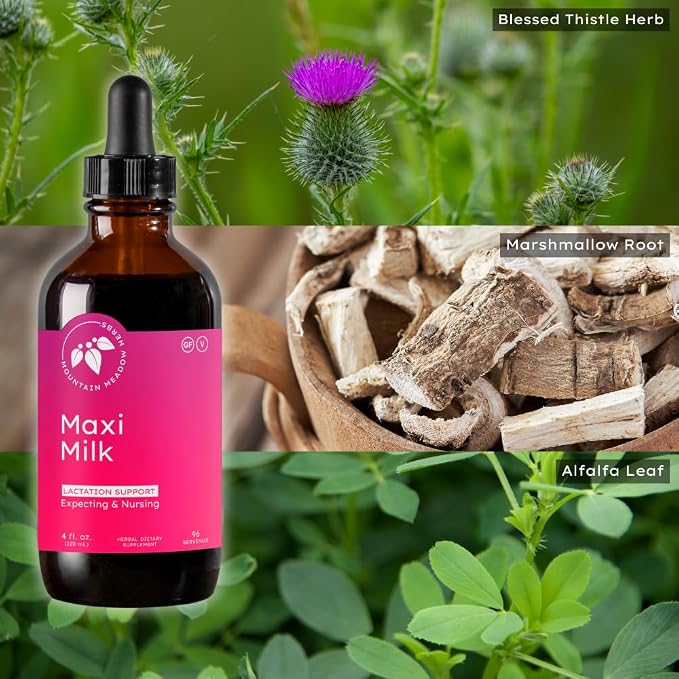 Mountain Meadow Herbs Maxi-Milk- Natural Liquid Lactation Support to Increase - Image 5