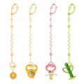 Toy Straps for Baby, Adjustable Toy Holder for Stroller Accessories, Silicone by LittleHugs