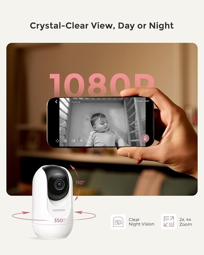 Momcozy Smart WiFi Baby Monitor - Image 6