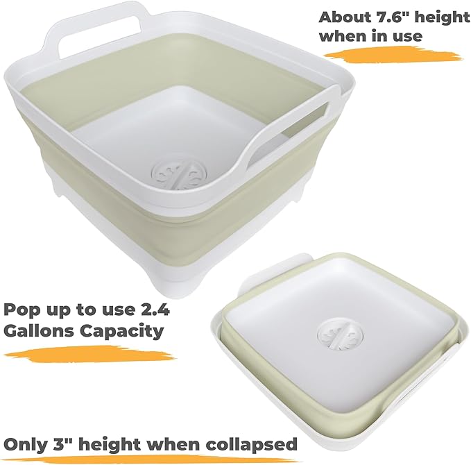 Collapsible Wash Basin for Baby Bottles - Image 3
