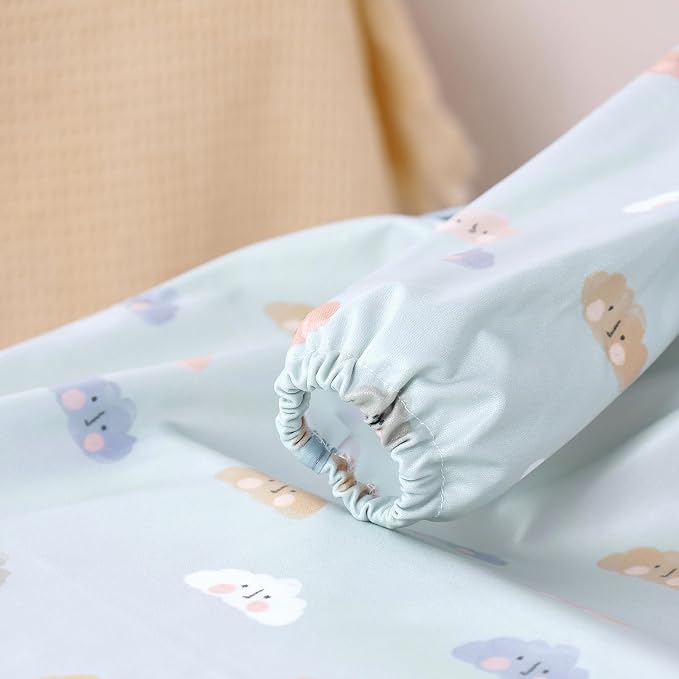 Happy Flute Long Sleeve Baby Bib-Mess Proof Baby Feeding Bibs - Image 11