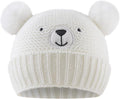 JANGANNSA Cute Bear Baby Beanie Pompom Baby Boys Hat Infant Toddler Winter by JANGANNSA