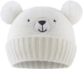 JANGANNSA Cute Bear Baby Beanie Pompom Baby Boys Hat Infant Toddler Winter by JANGANNSA
