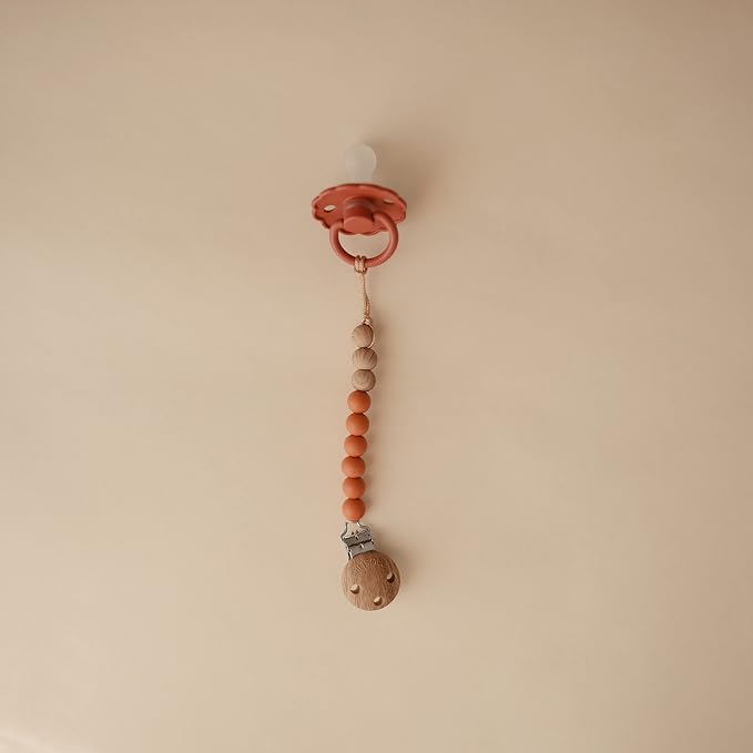 mushie 100% Silicone Baby Pacifier Clip BPA Free | Eva - Image 2