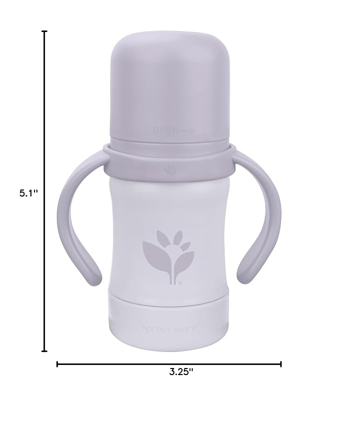 Green Sprouts® Sprout Ware® Sip & Straw 6oz., Plant-plastic, Platinum-cured - Image 3