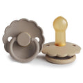 FRIGG Daisy Natural Rubber Baby Pacifier | Made in Denmark | BPA-Free 2-Pack by mushie