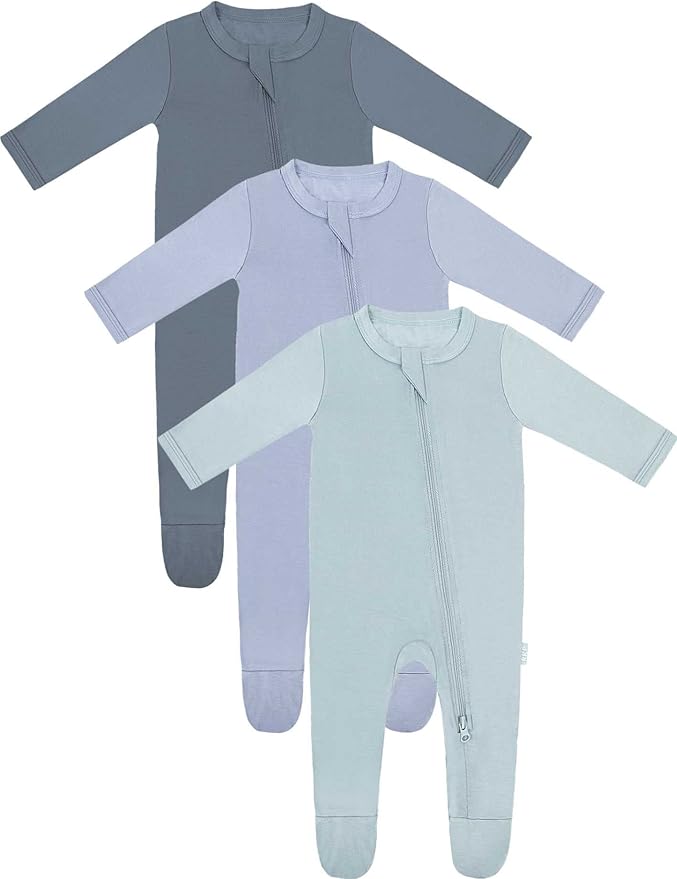 RRP Unisex Baby Footies Pajamas, Rayon Derived From Bamboo, Buttery Soft Sleep by Unknown