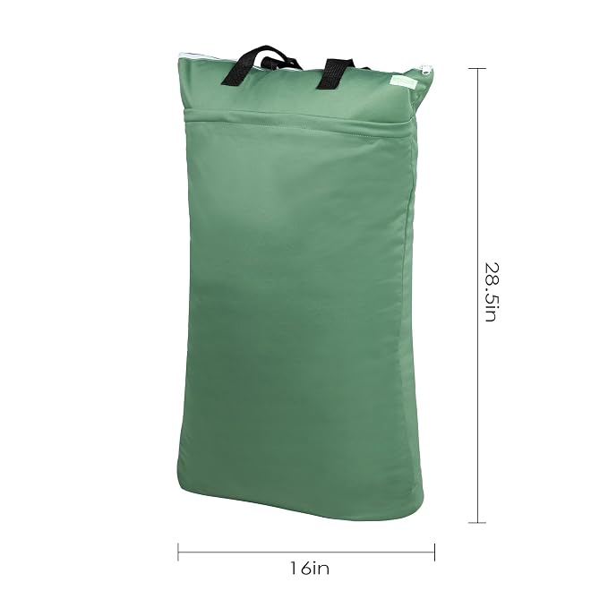 wegreeco Reusable Hanging Wet Dry Cloth Diaper Bag - Image 2