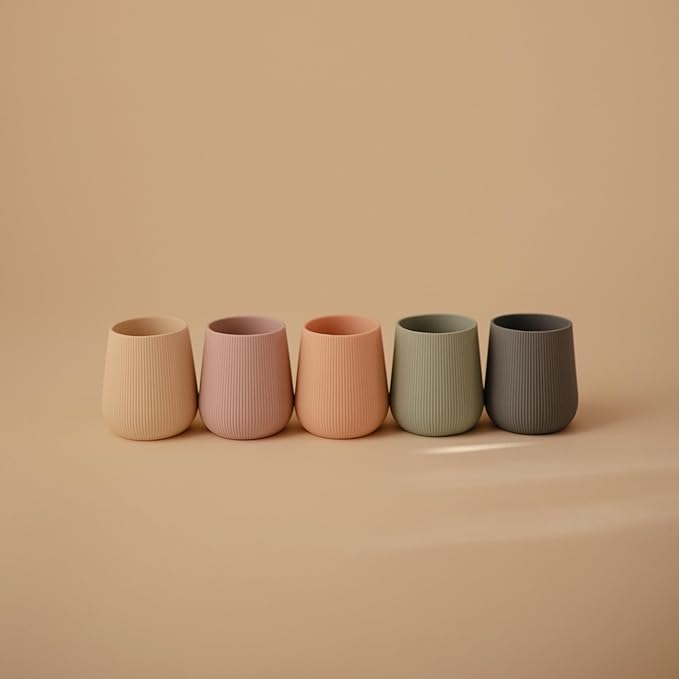 mushie Silicone Baby Starter Training Cup | 6 Months+ - Image 2