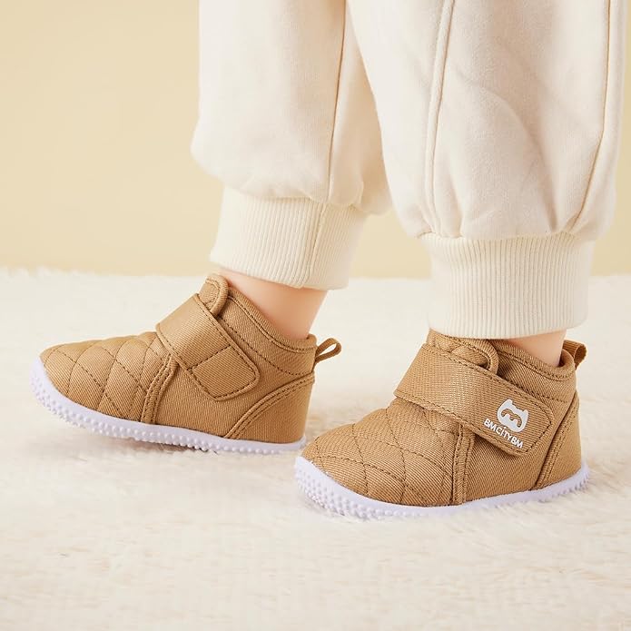 BMCiTYBM Toddler Baby Winter Snow Boots Boy Girl Faux Fur Warm Non Slip First - Image 2