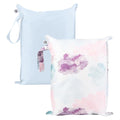 Tiny Twinkle Wet Dry Bag – 2 Pack Reusable Waterproof & Mess Proof Wet Bags by TinyTwinkle