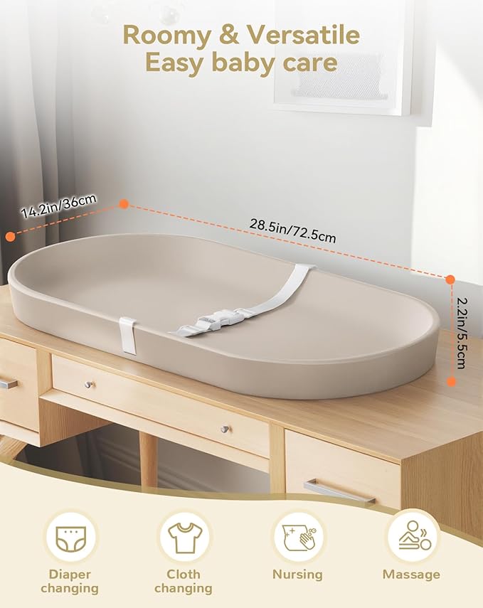 COMOMY Baby Changing Pad for Dresser - Image 4