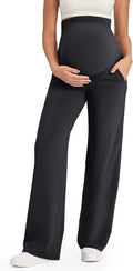 G4Free Maternity Pants Over The Belly Yoga Dress Work Pregnancy Pants Stretchy by G4Free