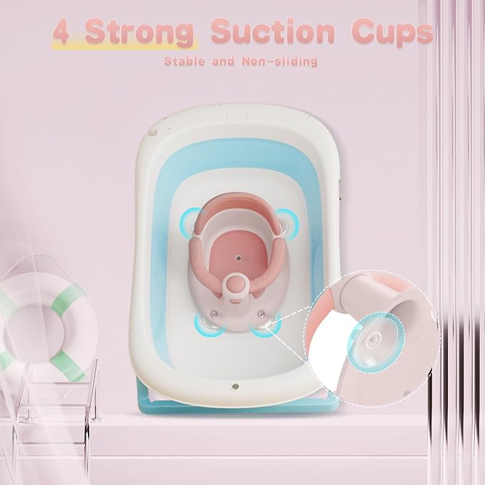 Baby Bath Seat for 6 Months & Up, Seats for Babies Sitting Up, 3 Toys, Open - Image 4