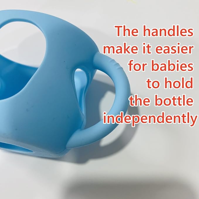 4 Pack Silicone Sleeves for Avent Natural Glass Baby Bottles, Silicone and - Image 6