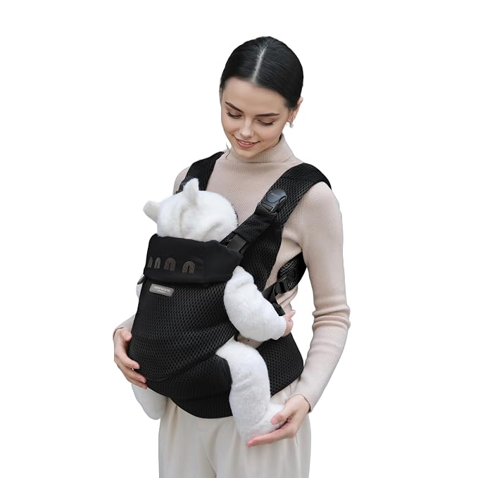 Rainbow Baby Carrier Newborn to Toddler, Breathable Mesh Baby Carrier - Image 2